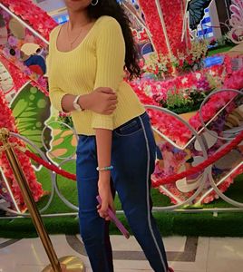 Lemon Yellow Crop Top Trending🔥🔥🔥🔥