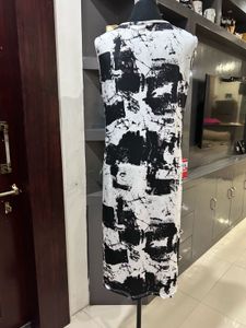 Summer Dress Black And White