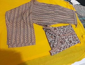 Floral Print Kurti Set