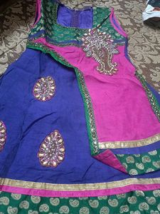 Kids Anarkali Designer Ethnic Suit