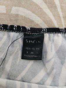 SHEIN Zebra Print Lace Cami