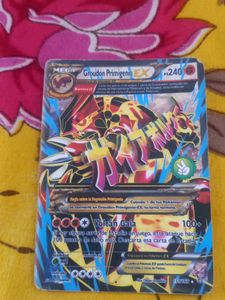 MEGA Groudon Primigenio EX Card