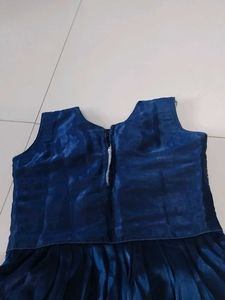 Blue Kids Kurti Set ..