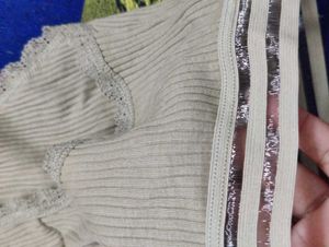 Ribbed olive panty