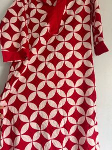 Red Kurta Set