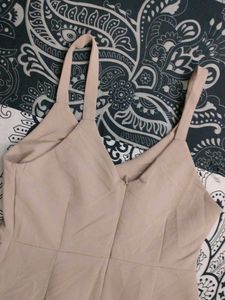 Nude Mini Dress Made In Korea