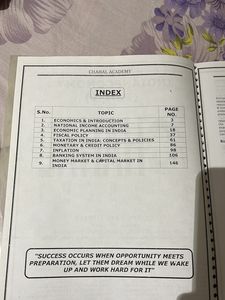 Chahal Academy Indian Economy Notes