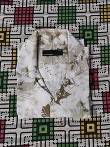 Men Botanical Print Shirt