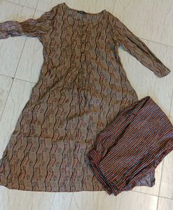 Zudio Large Floral Print Kurta Set