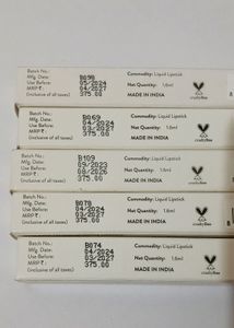 Combo Of 5 Myglamm Lipstick