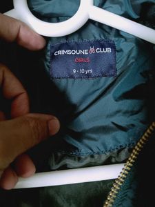 teal green Puffer winter Jacket