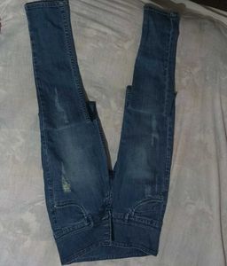 Distressed Denim Jeans