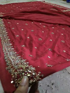 Zardozi Sareee Heavy Saree Need Dry Clean 🫧