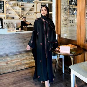 New Bow Burqa Abaya With Hijab
