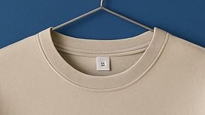 Beige Cotton T-Shirt