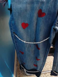 Heart Denim Jeans