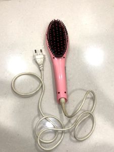 Pink Comb Hair Straighter