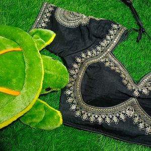 Vichtra Silk Embroidery Blouse
