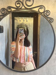 Striped Off-Shoulder Top