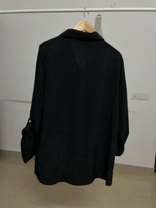 Vintage Black/Creamish Loose Fit Shirt (UNISEX)