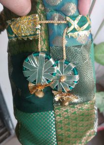 Green Colour Ethnic Premium Batuva Bag