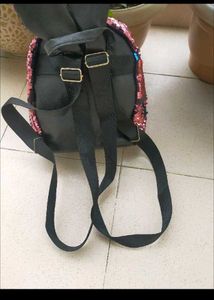 Minnie Sequin Backpack Pink Blue