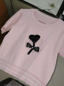 Cute Pink Top with Heart