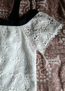 Lace Off Shoulder Top