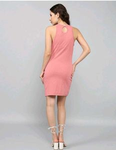 Pink Bodycon Mini Dress