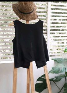Combo KOREAN White Puff Sleeve Tie-Back Blouse