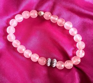 Rose Quartz Crystal Bracelet