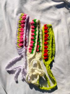 Crochet Tulip Headband