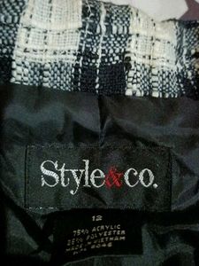 Style&co. Plaid Skirt