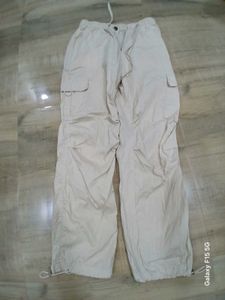 Beige Cargo Pants