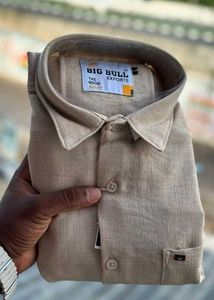Free Gift With Branded Pure Cotton Linen Shirt