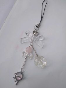{White>pink Phone Charm}
