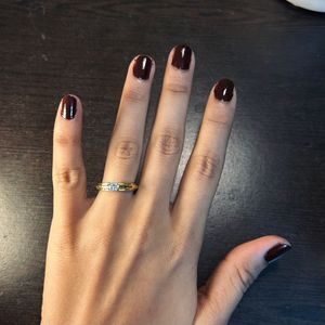 Gold Ring with Stone