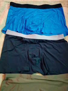Mens Ice Silk Seamless Boxer Briefs - 4 Pc