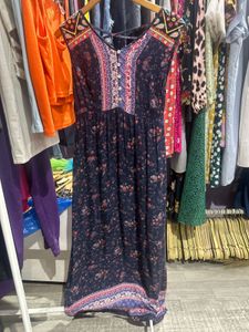 Stylish Floral Long Dreas