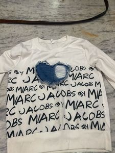 Marc Jacobs Denim Heart Sweatshirt
