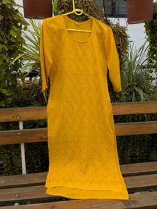 Mustard Yellow Kurta