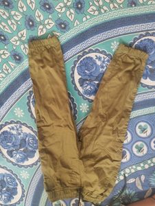 Kid&#39;s Cotton Cargo. Jogger Pant. Trouser .
