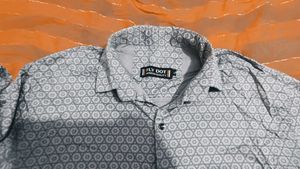 men's Fly Dot Patterned Shirt