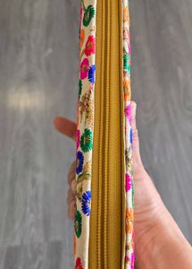 Embroidered Clutch