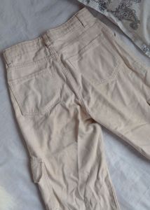 Beige Cargo Pants
