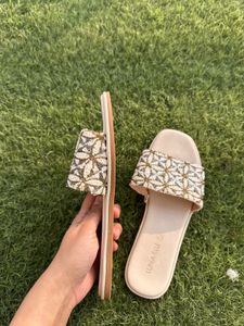 Luna Blu Beaded Sandals