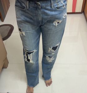 Ripped Denim Jeans