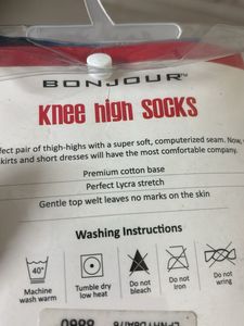 Bonjour Knee High Socks
