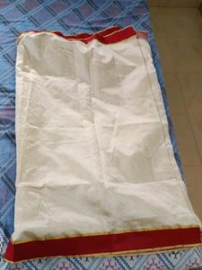 New Cream Saree