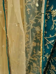 Kurti Plazo Set With Net Dupatta